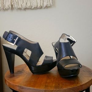 platform strappy heel